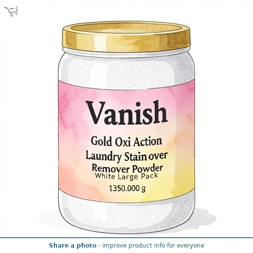 Vanish Gold Oxi Action Laundry Stain Remover Powder White Large Pack
