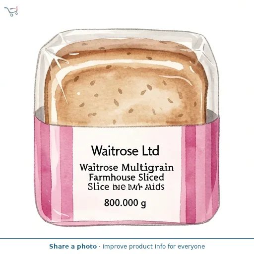 Waitrose Multigrain Farmhouse Sliced Bread