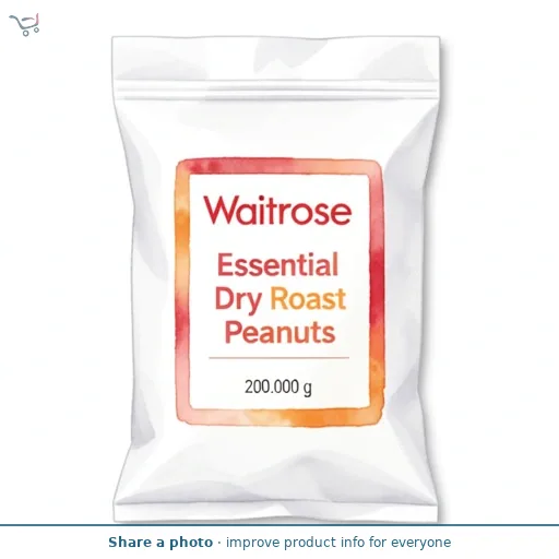 Waitrose Essential Dry Roast Peanuts