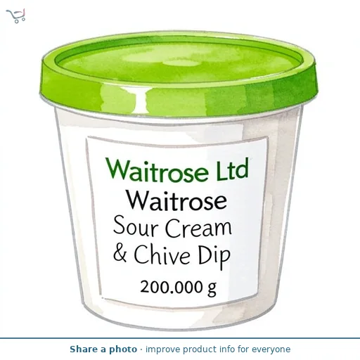 Waitrose Sour Cream & Chive Dip