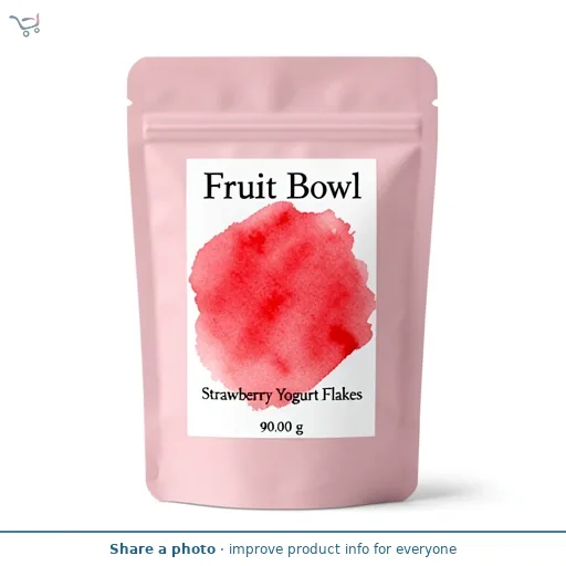 Fruit Bowl Strawberry Yogurt Flakes