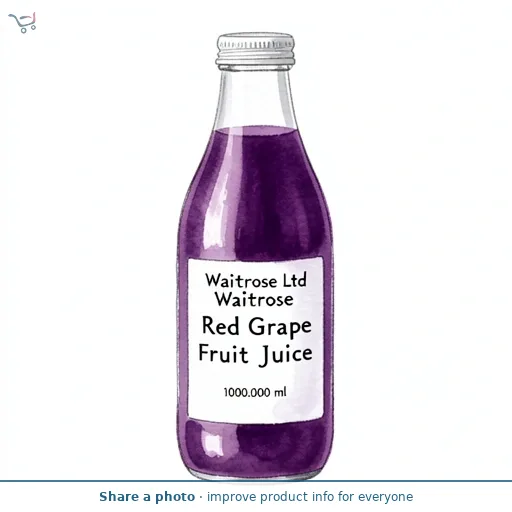 Waitrose Red Grape Fruit Juice
