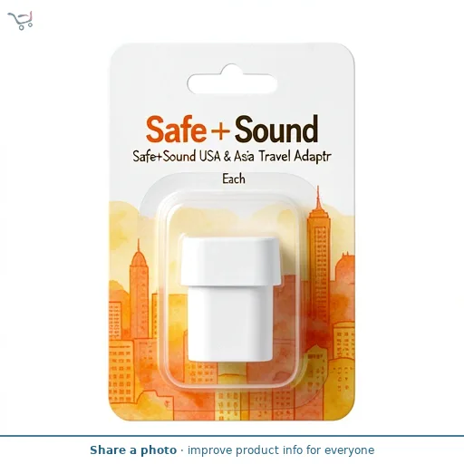 Safe+Sound USA & Asia Travel Adaptr Each