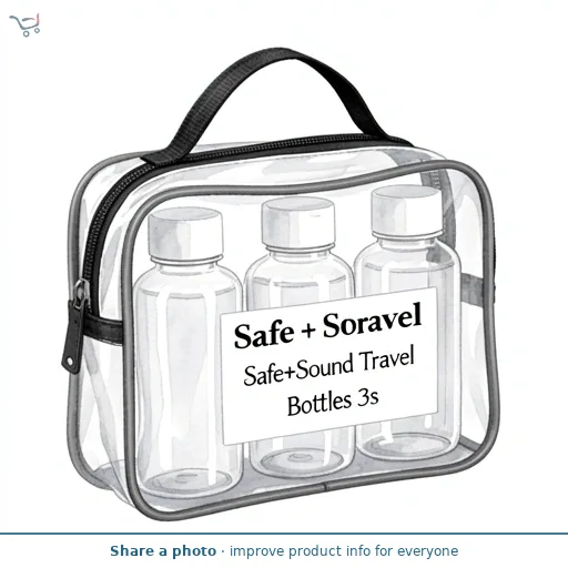 Safe+Sound Travel Bottles 3s