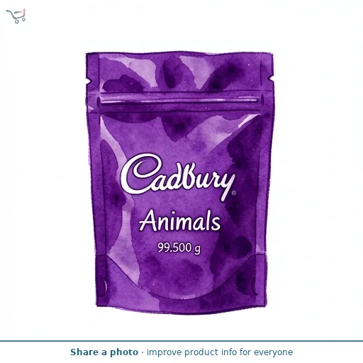 Cadbury Animals Mini Chocolate Biscuits 5 Pack Multipack