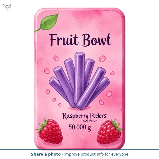 Fruit Bowl Raspberry Peelers 