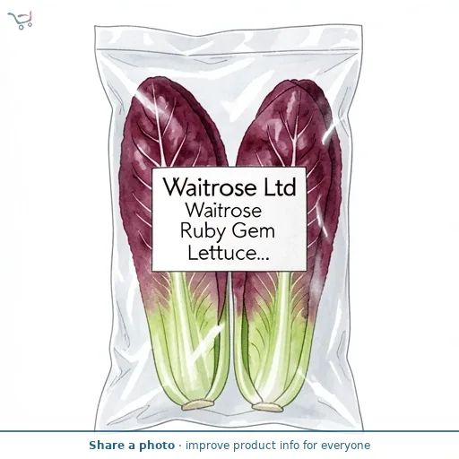 Waitrose Ruby Gem Lettuce…