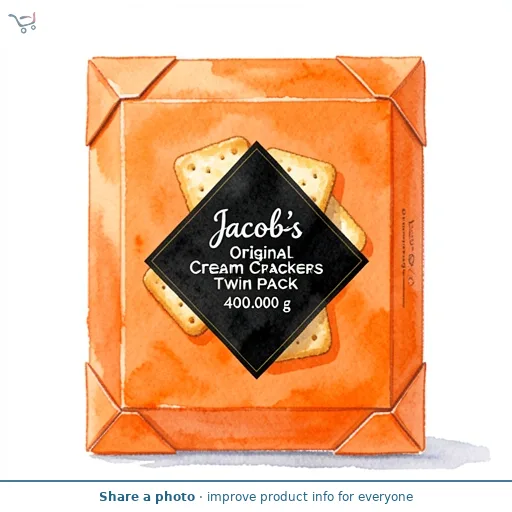 Jacob's Original Cream Crackers Twin pack