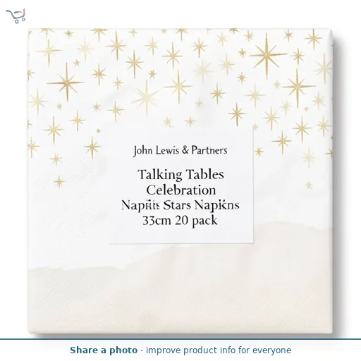 Talking Tables Celebration Stars Napkins 33cm 20 pack