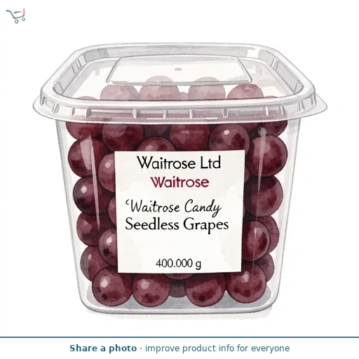 Waitrose Candy Seedless Grapes