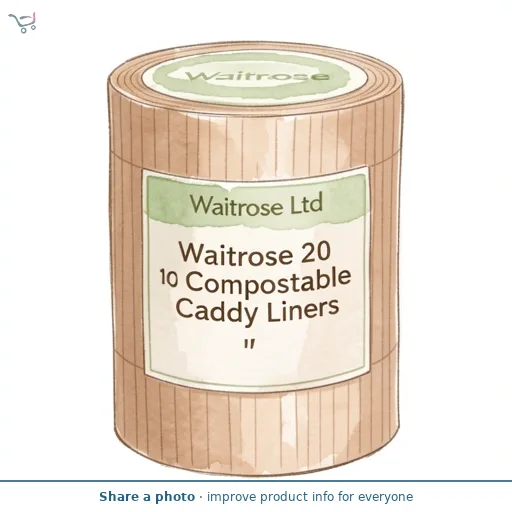Waitrose 20 Compostable Caddy Liners