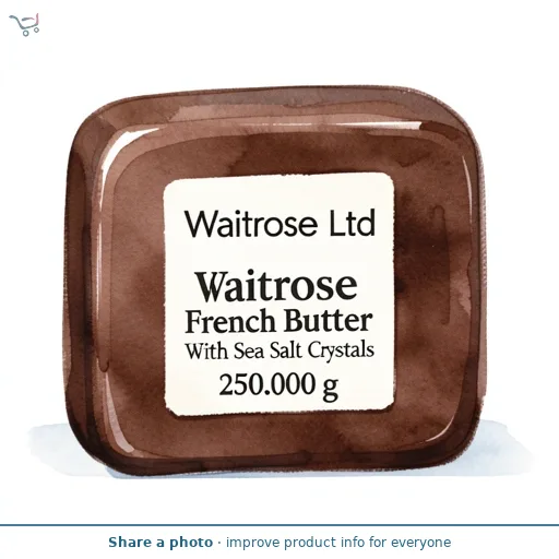 Waitrose French Butter With Sea Salt Crystals