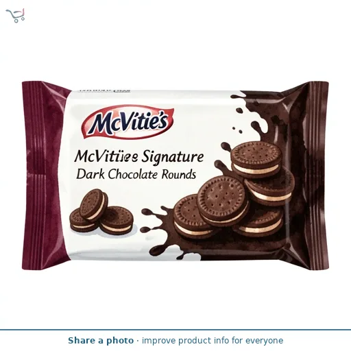 McVities Signature Dark Chocolate Rounds
