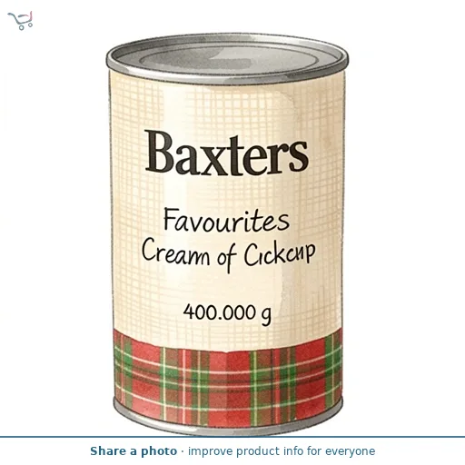 Baxters Favourites Cream of Chicken Soup