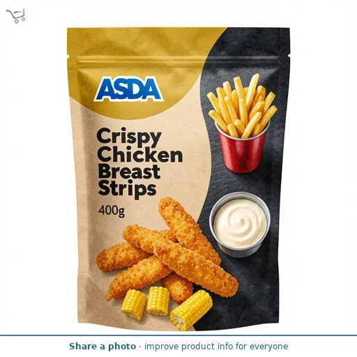 ASDA Crispy Chicken Breast Strips 400g