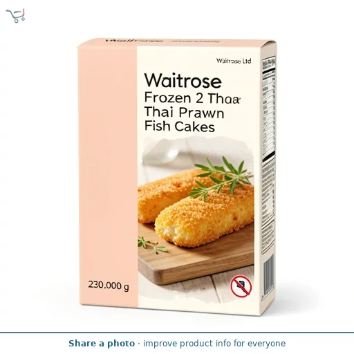 Waitrose Frozen 2 Thai Prawn Fish Cakes