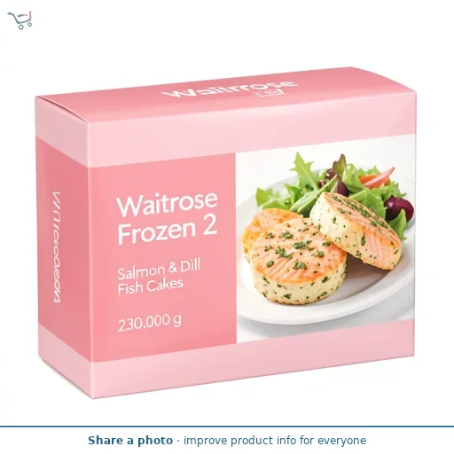 Waitrose Frozen 2 Salmon & Dill Fish Cakes