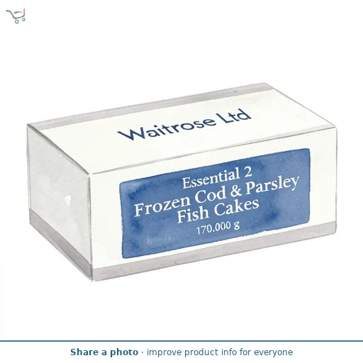 Essential 2 Frozen Cod & Parsley Fish Cakes