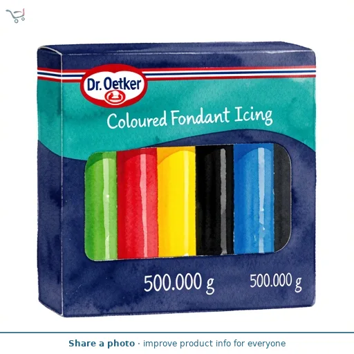 Dr. Oetker Coloured Fondant Icing