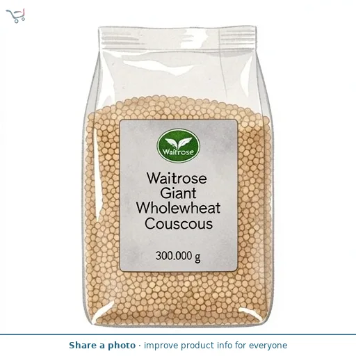 Waitrose Giant Wholewheat Couscous