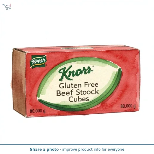 Knorr Gluten Free Beef Stock Cubes