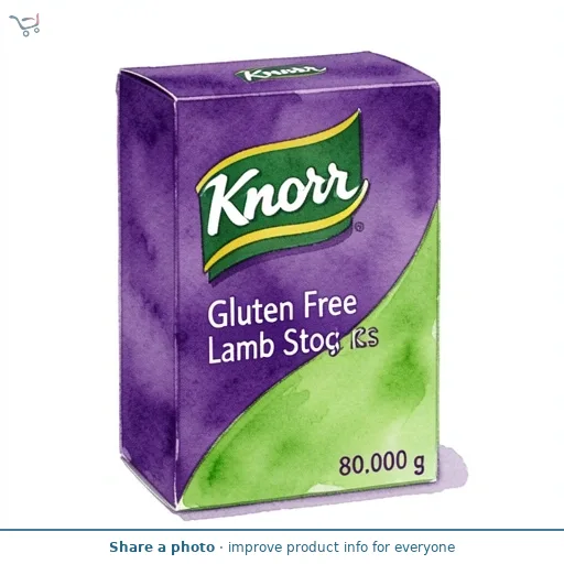 Knorr Gluten Free Lamb Stock Cubes
