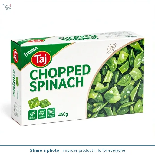 Taj Frozen Chopped Spinach 450g