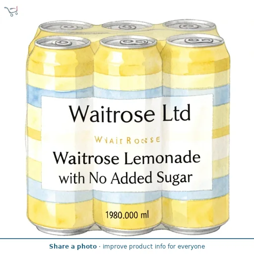 Waitrose Lemonade with No Added Sugar