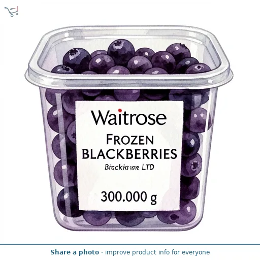 Waitrose Frozen British Blackberries