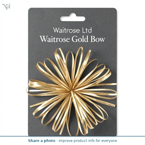 Waitrose Gold Bow