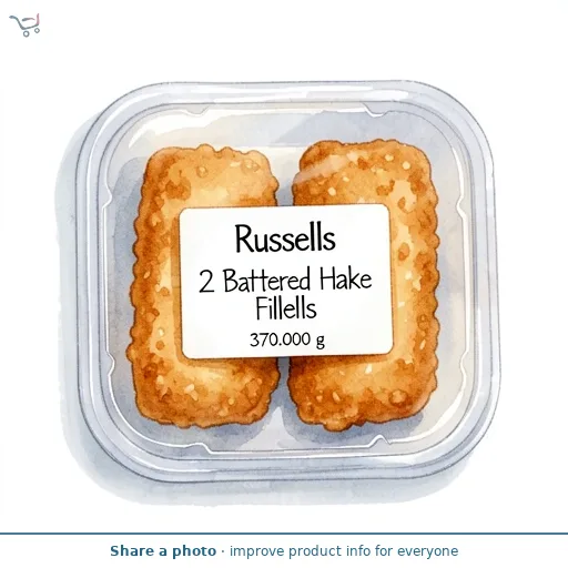 Russells 2 Battered Hake Fillets