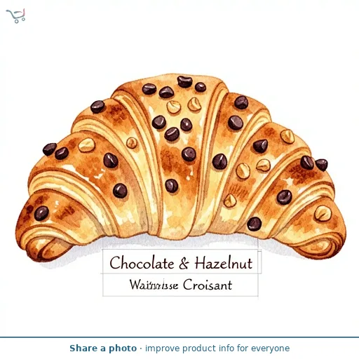 Waitrose Chocolate & Hazelnut Croissant