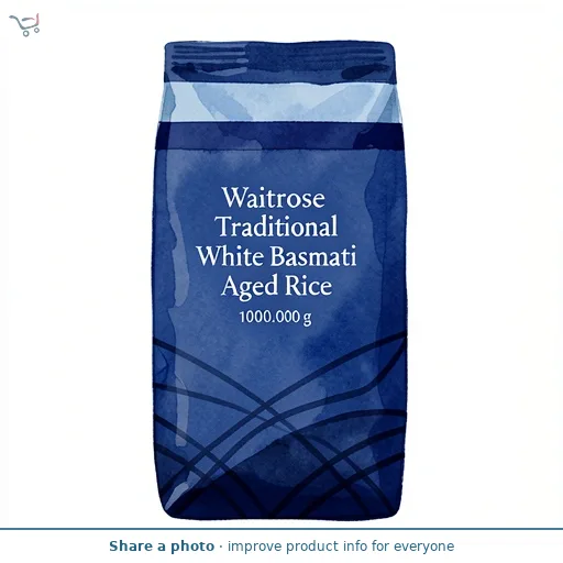 Waitrose Traditional White Basmati Aged Rice