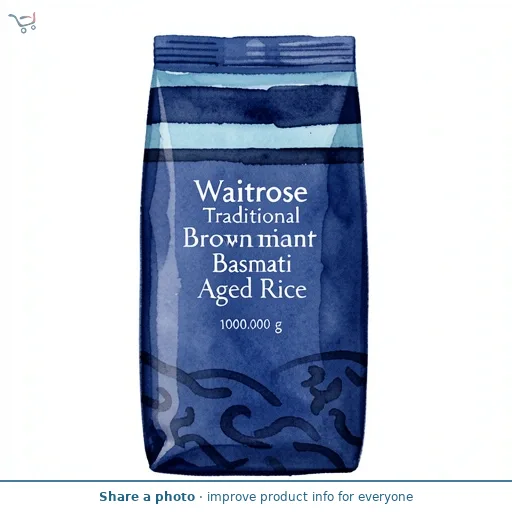 Waitrose Traditional Brown Basmati Aged Rice
