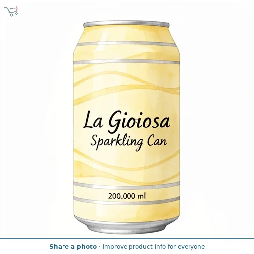 La Gioiosa Sparkling Can