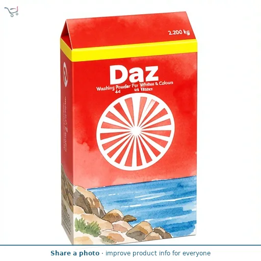 Daz Washing Powder For Whites & Colours 44 Washes 
