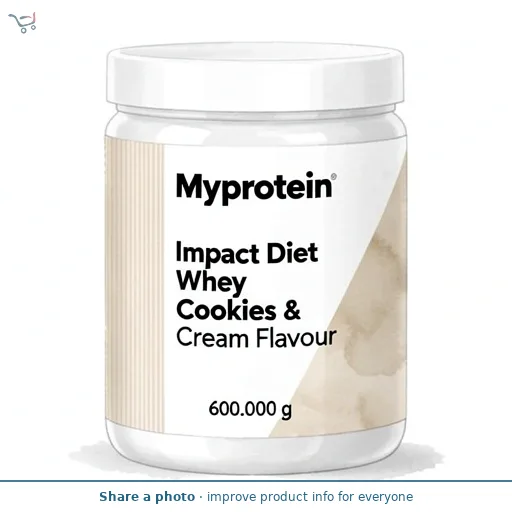 Myprotein Impact Diet Whey Cookies & Cream Flavour 600g