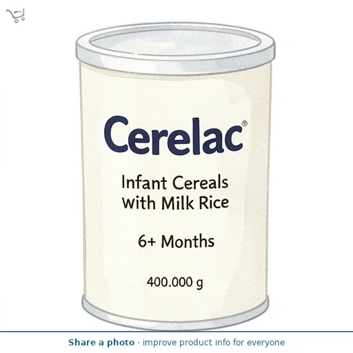 Cerelac Infant Cereals With Milk Rice 6+ Months 400g