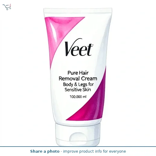 Veet Pure Hair Removal Cream Body & Legs for Sensitive Skin