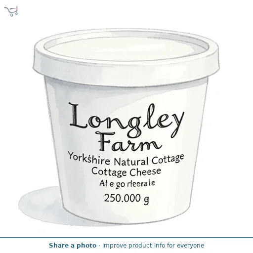 Longley Farm Yorkshire Natural Cottage Cheese 250g