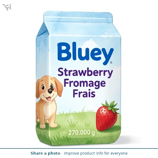 Bluey Strawberry Fromage Frais 6x45g