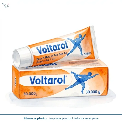 Voltarol Back & Muscle Pain Relief Gel 1.16% 30g