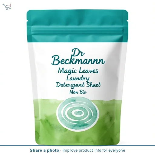 Dr Beckmann Magic Leaves Laundry Detergent Sheet Non Bio