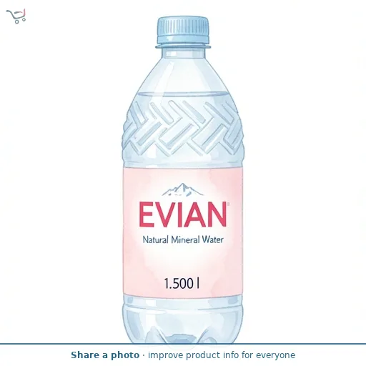 evian Natural Mineral Water 