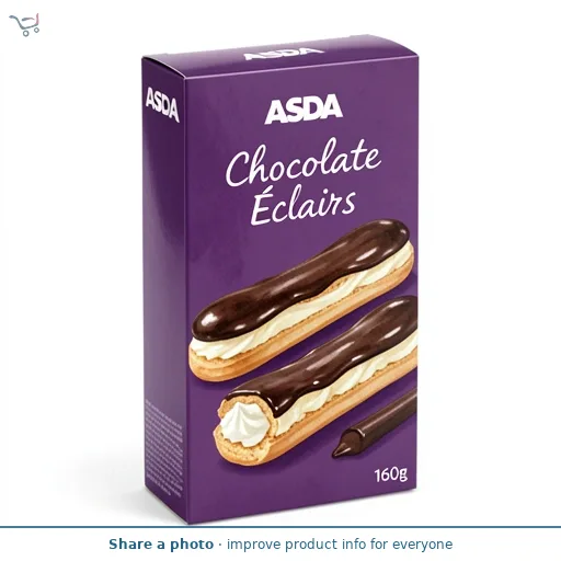 ASDA Chocolate Éclairs 160g