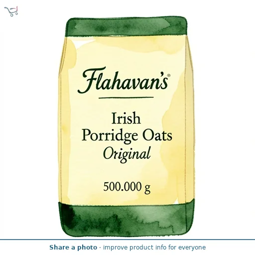 Flahavan's Irish Porridge Oats Original 500g