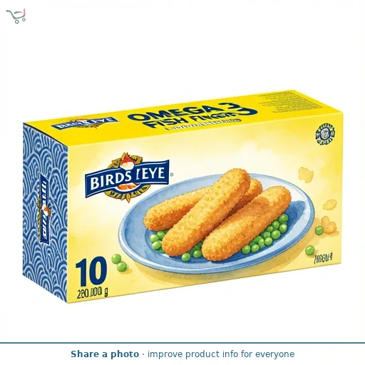Birds Eye 10 Omega 3 Fish Fingers
