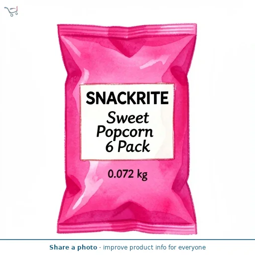 Sweet Popcorn 6 Pack