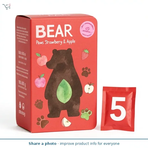 BEAR Paws Strawberry & Apple