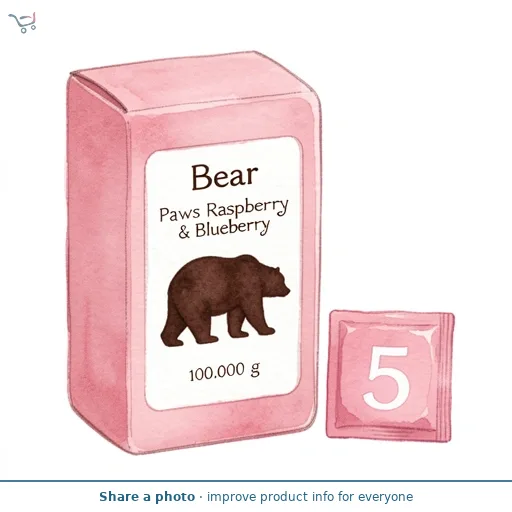 BEAR Paws Raspberry & Blueberry